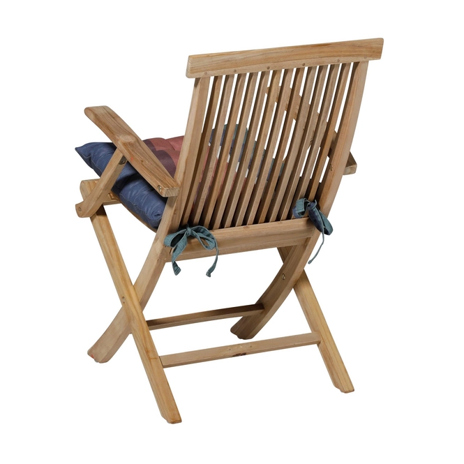 Sitzkissen Madison Toskana Stripe Blue (46 x 46 cm